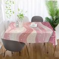 thumbnail image 5 of Yayeee Tablecloths for Rectangular Tables 60 x 120 inch Party Table Cover, Soft Brown Pattern, 5 of 6