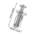 thumbnail image 2 of OFFIGAM 20Pcs Hollow Wall Anchor Kit Extra Short Wall Anchors for Secure Concrete and Drywall Mounting, 2 of 8