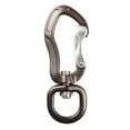 thumbnail image 2 of Advancent LLavero de mosquetón para montañismo, Camping, Picnic, viajes, gancho giratorio para hamaca de 360 grados, Clips de hebilla de Escalada Gris, 2 of 6