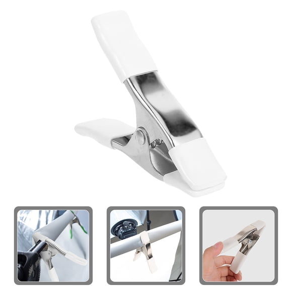 EXHUMKY 8Ud Clips De Resorte Para Fotografía Clip Fuerte Y Seguro Color Plata Para Uso