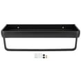 thumbnail image 2 of Storage Rack Storage Rack Space Aluminum Black 40Cm Wall Mounted Storage Rack Wall Shelf Seasoning Organizer For Kitchen BedroomSinglelayer With Bar And 5 Hook, 2 of 8