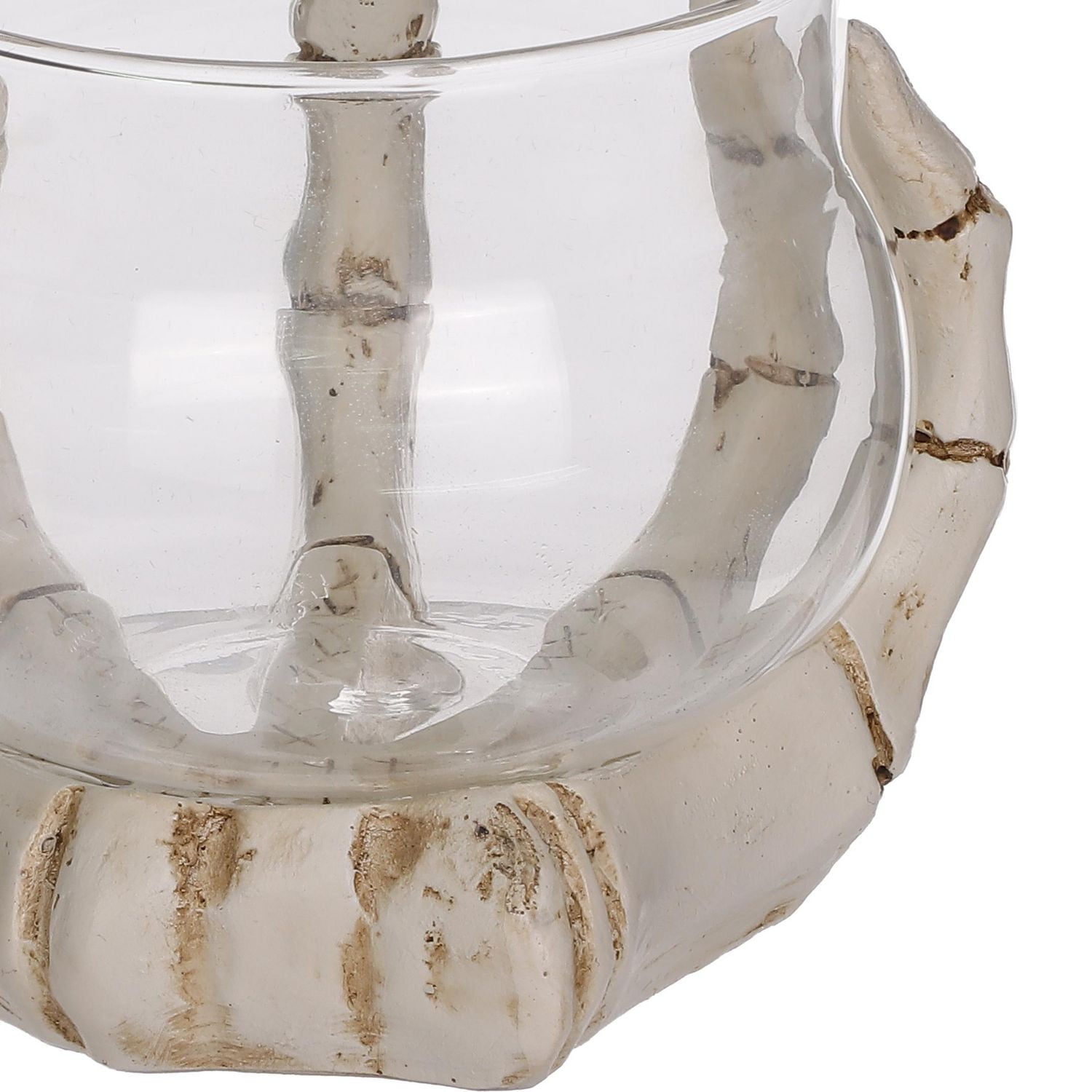 Porte-bougies en os sur le thème d’Halloween pour les décorations d’intérieur d’Halloween 10.1cm