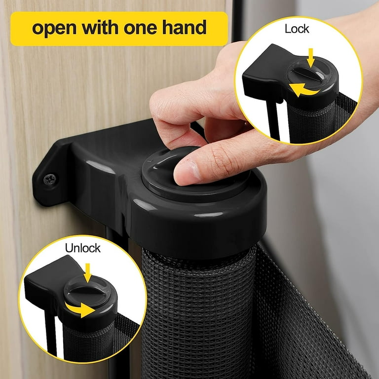 Plastic pet gates top for large openings