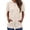 Beige, variant on Dressy Blouses for Women Plus Size for Evening Summer Solid Color Short Sleeve T Shirts Crew Neck Modern Fit Pullovers Loose Fit Summer Fashion Blouses for Women