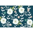 thumbnail image 3 of Allen, Candace 14x11 Black Modern Framed Museum Art Print Titled - Folksy Floral Dark, 3 of 5