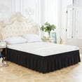 thumbnail image 1 of Faldones de cama, faldones de cama envolventes con cinturones ajustables para camas gemelas, 1 of 8