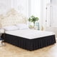 thumbnail image 1 of Faldones de cama, faldones de cama envolventes con cinturones ajustables para camas gemelas, 1 of 8