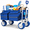 #1, variant on Beach Wagon Cart with Rod Holders, 500 lbs Heavy Duty Collapsible Fishing Wagon with 9"x4" All-Terrain Wheels, Cooler Bags, Storage Pockets & Adjustable Handle, Blue