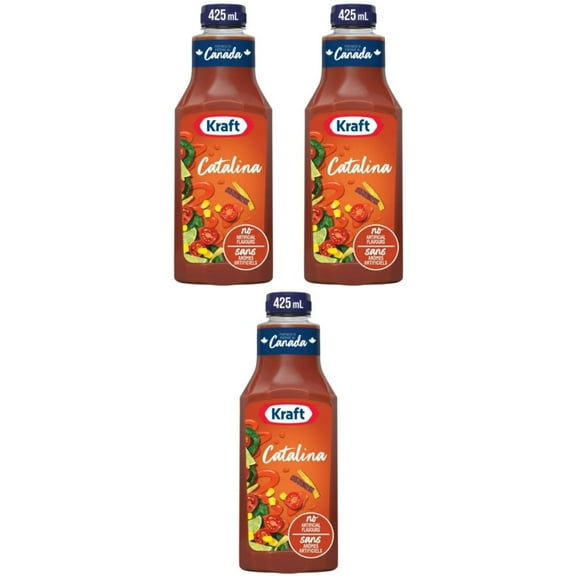 Kraft Catalina Salad Dressing, 425ml (3 Pack)