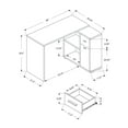 thumbnail image 5 of Monarch Specialties - Computer Desk, Corner, 46"L, L Shape, Work, Laptop, Brown Laminate, 5 of 6