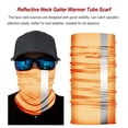 thumbnail image 4 of ziyahi Cagoule Multifonction Bandanas Coupe-Vent Protection Réfléchissante Cadeaux Sport Cyclisme Randonnée Escalade orange, 4 of 6