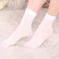 thumbnail image 3 of Flmtop 10Pairs Women Men Disposable Solid Color Ankle Silk Socks for Ice Rink Foot Bath, 3 of 7
