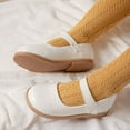 thumbnail image 6 of Toddler Girl Dress Shoes Mary Jane Dress Shoes Loafers School Shoes Non Sole Casual Shoe Wedding Party Shoes,Size 3.5 Years-4 Years, 6 of 6