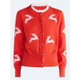 thumbnail image 5 of Free Assembly Women's and Women's Plus Cozy Yarn Cardigan Sweater, Midweight, XS-4X, 5 of 5
