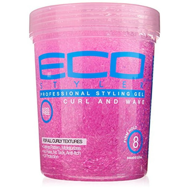 Anti Itch & Alcohol Free Eco Style Gel for All Curly Wavy Hair 32oz by Ecoco