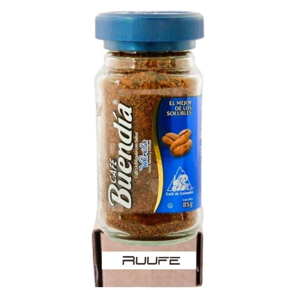 Buendia Instant Coffee Vanilla 100% Colombian Coffee - Cafe Instantaneo Vainilla Cafe Colombiano Colombian Coffee