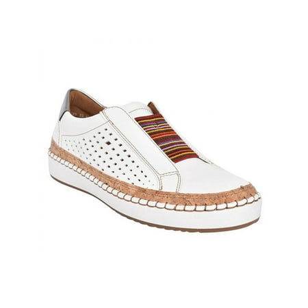 Avamo Womens Breathable Slip On Sneakers Hollow Comfy Loafers Walking Trainer Shoes