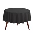 thumbnail image 2 of Gee Di Moda Tablecloth - 120" Inch Round Tablecloths for Circular Table Cover in Black Washable Polyester - Great for Buffet Table, Parties, Holiday Dinner & More, 2 of 4