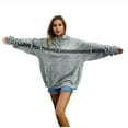thumbnail image 2 of Drie Y2k Hoodie Women Hoodies Oversized Fleece Long Sleeve Comfy Casual Basic Pullover Sweatshirts 2025 Fall Outfits Clothes Light Gray,2XL, 2 of 4
