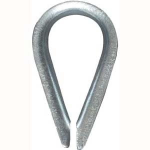 National Hardware® N176-826 Steel Rope Thimbles, Zinc Plated, 5/16", 3232BC