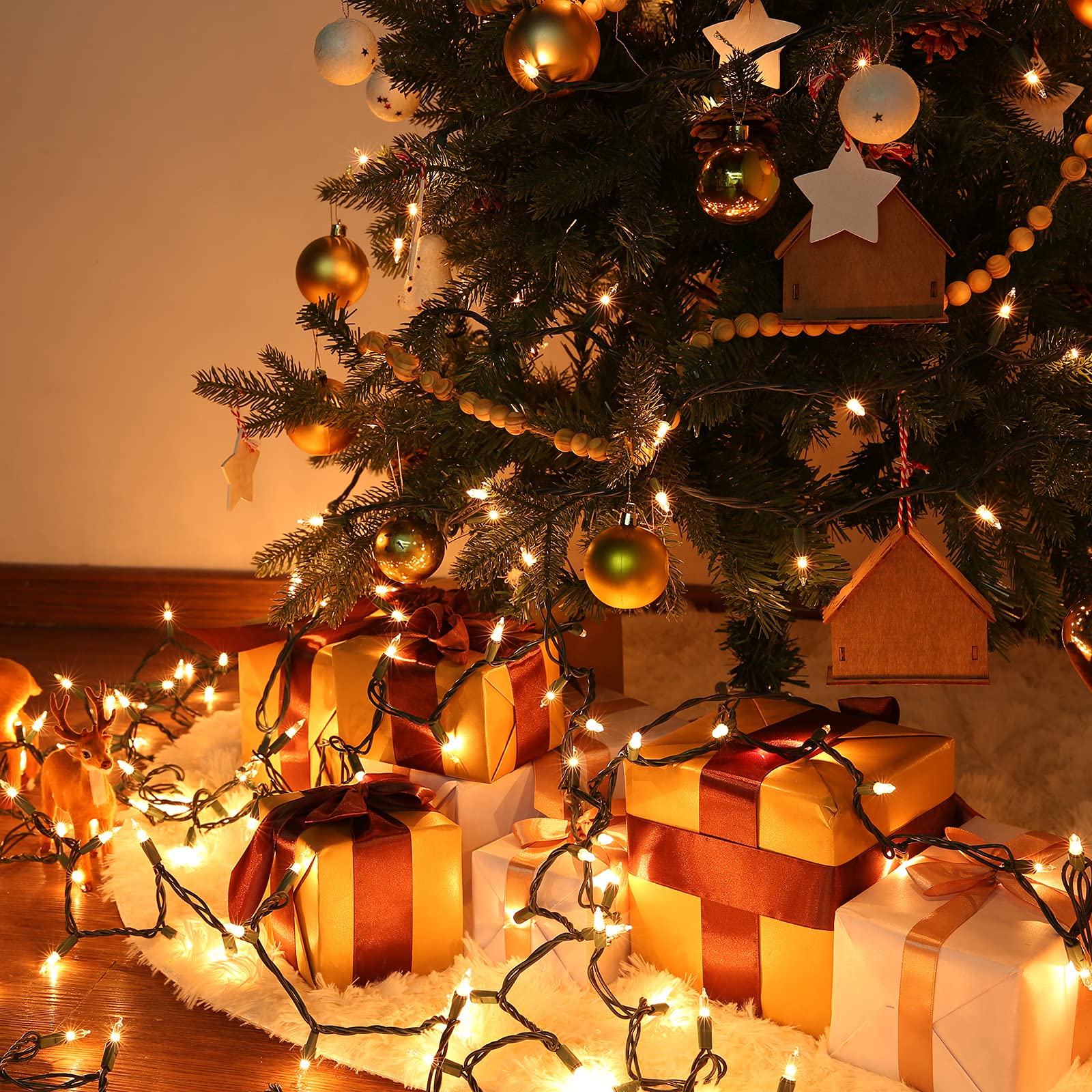 Toodour Warm White Christmas String Lights 50-Count photo 8