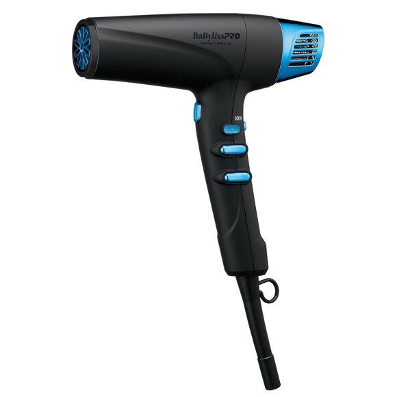 Secadora BaByliss Pro Negro 3 vel Nanotitanium 1600W BNTMB9100ES