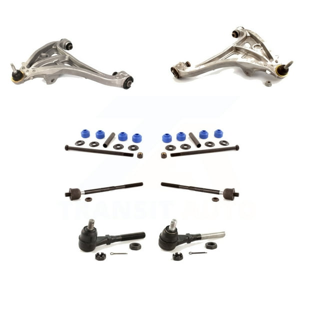 Front Suspension Control Arm And Ball Joint Assembly Steering Tie Rod End Stabilizer Bar Link Kit (8Pc) For 2004 Ford F-150 Heritage RWD with Supercharged 11th Digit Of Vin Is K N or F