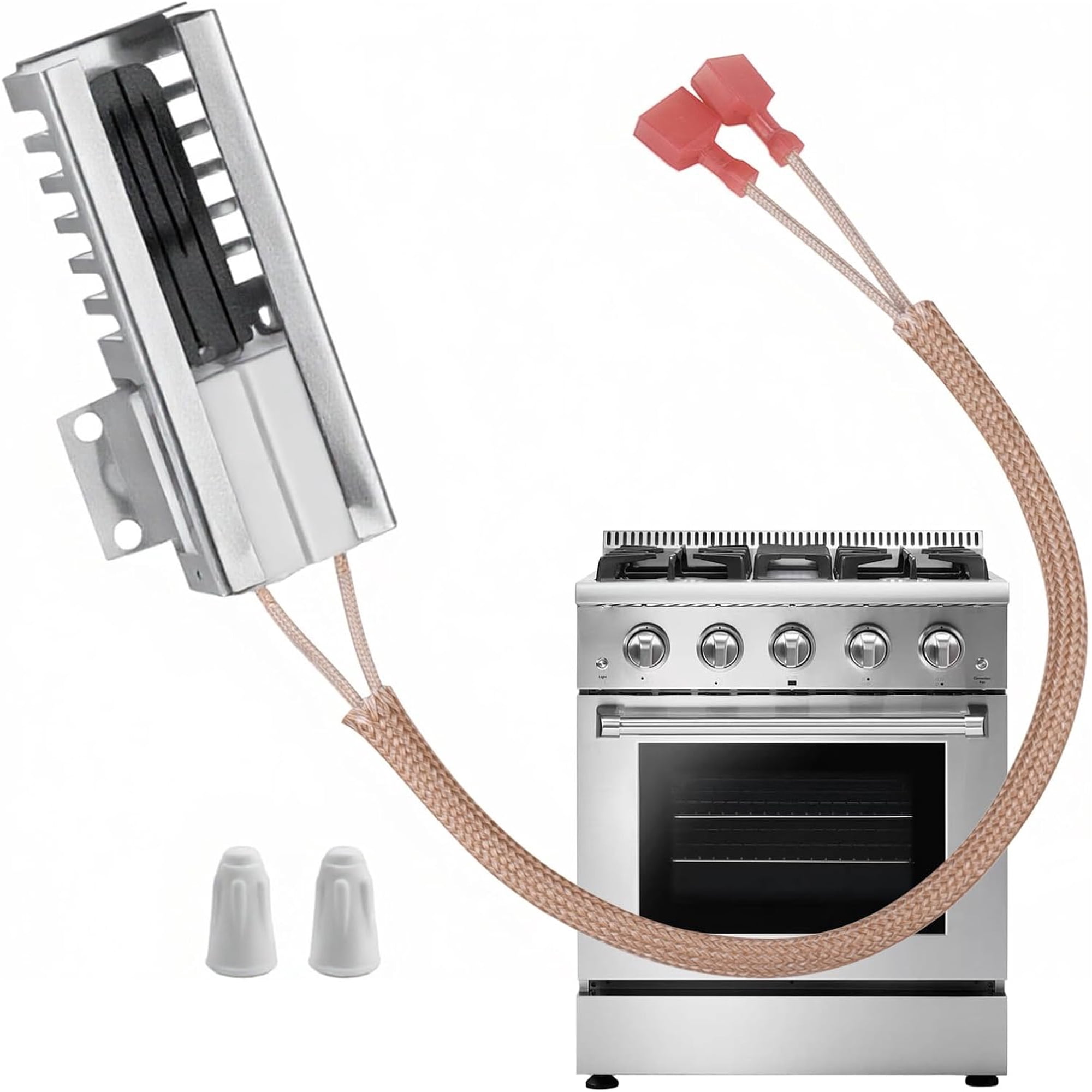 Aniceparthy NR038KX Gas Range Oven Ignitor Replacement for Thor Models HRG3026 HRG3080U HRG3031U HRG3618U HRG3609U HRG4804U HRG4808U LRG3001U