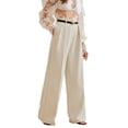 thumbnail image 2 of Women'S High-Waisted Elegant Straight-Cut Business Suit Pants Color L, 2 of 10