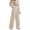 Apricot, variant on Women'S High-Waisted Elegant Straight-Cut Business Suit Pants Apricot XXL