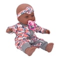 thumbnail image 4 of Muñeca infantil africana BuyWeekMX Muñeca africana 16 de vinilo multifuncional, 4 of 9