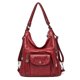 thumbnail image 1 of Mochila 3 en 1 para mujer, bolso Vintage de cuero Pu de alta calidad, bolso de hombro informal de diseñador Fivean unisex, 1 of 2