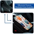thumbnail image 5 of Easter Soft Comfortable Furry Printed Armrest Accessory Car Armrest Pad 12.5x8.2 Inch, 5 of 6