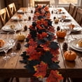 thumbnail image 2 of SLYNSHome Artificial Maple Leaf Garland Fall Foliage Vine,Hanging Leaves Decor For Table Runner Mantel Doorway Indoor Halloween Thanksgiving Harvest Season Decoration, 2 of 6