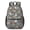 Bulldog and Floral, variant on Bulldog and Floral Blue Pattern 17" School Backpacks for Teens,Waterproof Oxford Fabric,S-Shape Padded Straps for School,Travel,Hiking,Camping