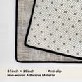 thumbnail image 2 of Modern Abstract Kitchen Mat 31"x20" Non Slip Soft Plush Low Profile Kitchen Rug, Textured Sink Mat for Laundry Room Bedroom Office, 2 of 6