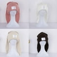 thumbnail image 5 of ✪ Rabbit Knit Hat Long Ear Hat Skullies Beanie Crochet Knitted Hat Winter Warm, 5 of 19