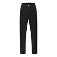 thumbnail image 3 of Mens Casual Dress Pants Old Money Pleated Baggy Wide Leg Slacks Vintage Stylish Relaxed Fit Work TrousersBlack XL, 3 of 5