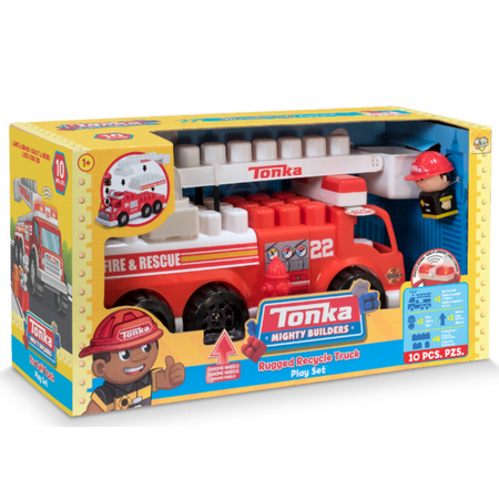 Tonka Fire Tuff Truck 10pc - Walmart.com