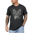 thumbnail image 5 of Rock and Roll Raccoon Shirt for Men Women Kids Funny Retro Punk Raccoon Graphic Tee Dark Gray Heather Shirt Adult Medium, 5 of 8