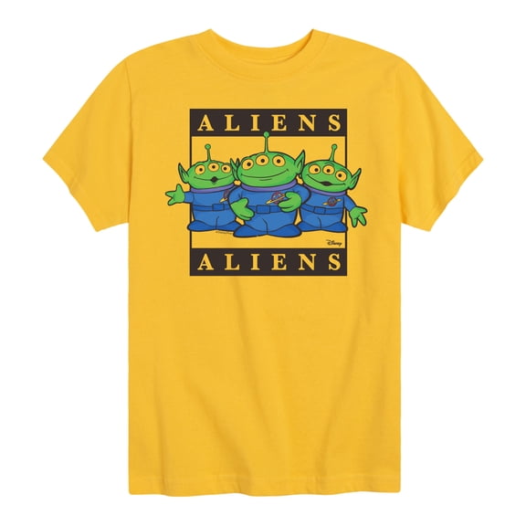 Toy Story 4 - Type Block Aliens - Toddler & Youth Short Sleeve Graphic T-Shirt