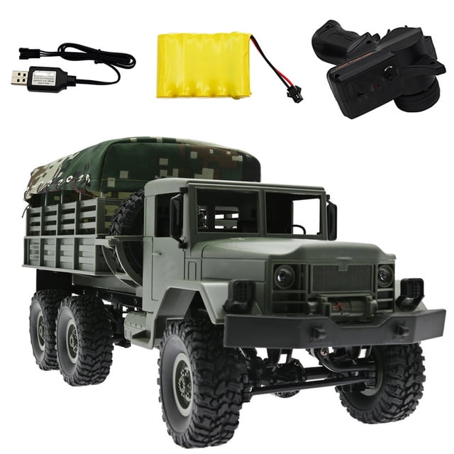 Tholdsy Tractor RC 2,4 GHz, modelos de camiones simulados de Metal, coches, estructura firme, modelo de orugas, orugas de juguete con control remoto Kits de construcción modelo Verde Tholdsy FN003496-01