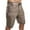 Khaki, variant on Tactical Shorts for Men Summer Casual Slim Fit Stretch Lightweight Outdoor Gym Cargo Shorts with Pockets