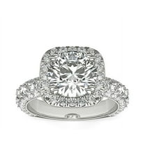 Diamond-Capitals 1.25 Ct Shinning Round Cut Solitaire Natural Diamond (F-G/VS1) Anniversary Ring for Ladies Solid 18K White Gold Size 5.5