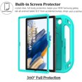 thumbnail image 6 of LTROP Case for Samsung Galaxy Tab A8 10.5 2022(SM-X200/X205/X207) Built-in Screen Protector, Galaxy Tab A8 Case for Kids, Protective Handle Stand Case for Samsung Galaxy Tab A8 10.5" 2022, Teal, 6 of 7