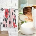 thumbnail image 7 of Yayeee 100% Cotton Hand Towels for Bathroom 16" x 28" Soft Absorbent Kitchen Towel, Pink and Red Flowers, 7 of 7