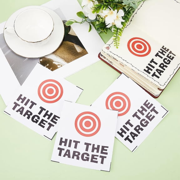 10 Sheet Toilet Target Aiming Stickers Red Bullseye Target Sticks Potty Training Toilet Pee Target aim Bullseye Decal Bumper Sticker for Toilet, Urinal, Bathroom, Restroom