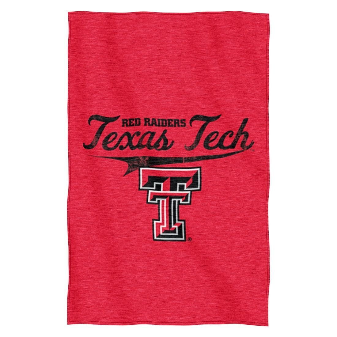 Texas Tech Red Raiders Blanket 54x84 Sweatshirt Script Design Walmart