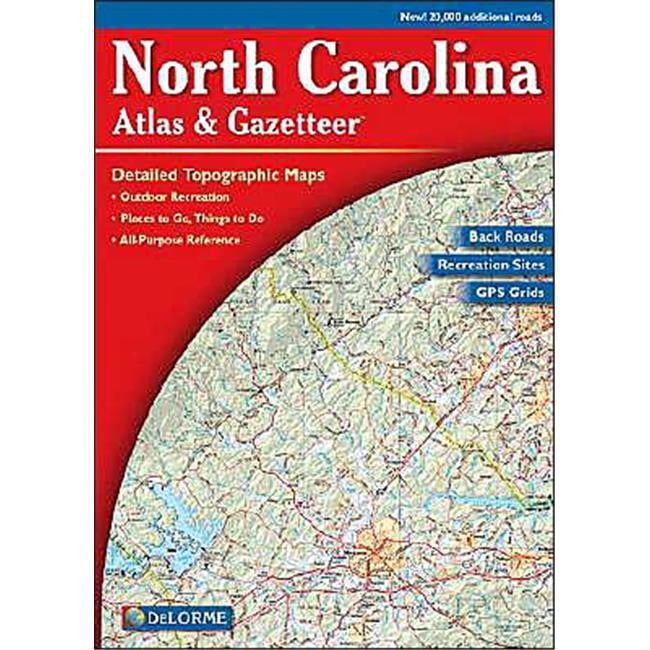 Universal Map North Carolina Gazetteer Atlas & Gazetteer - Walmart.com