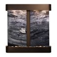 thumbnail image 2 of Adagio AFR1507 Aspen Falls Round Wall Fountain - Blackened Copper-Black Spider Marble, 2 of 2